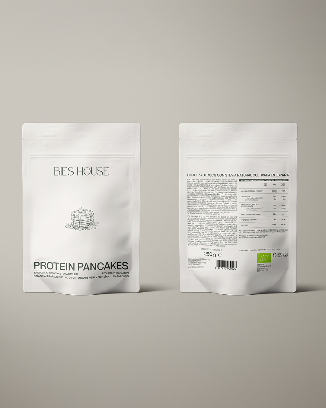 Pancakes de Proteína Bies House – Sabor Original