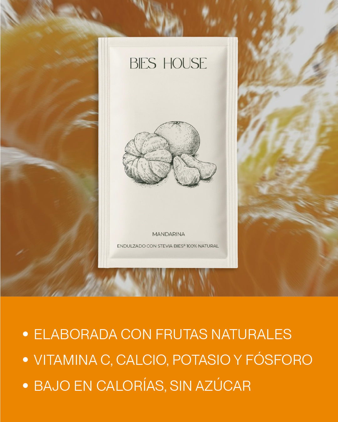 Bebida Instantánea - Sabor Mandarina