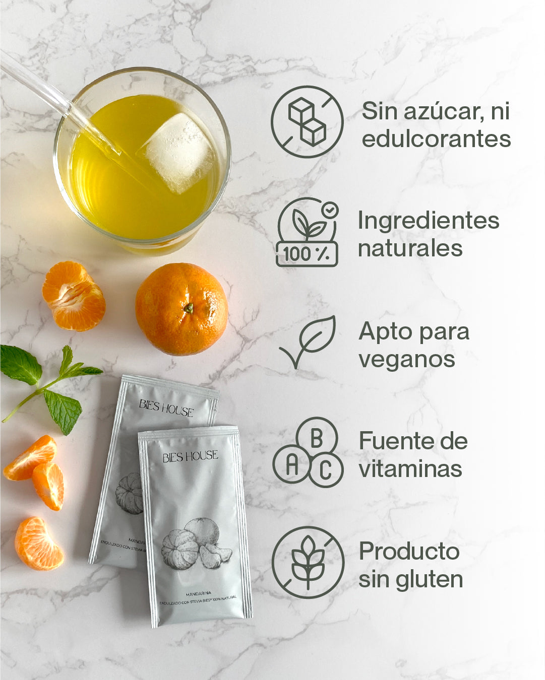 Bebida Instantánea - Sabor Mandarina