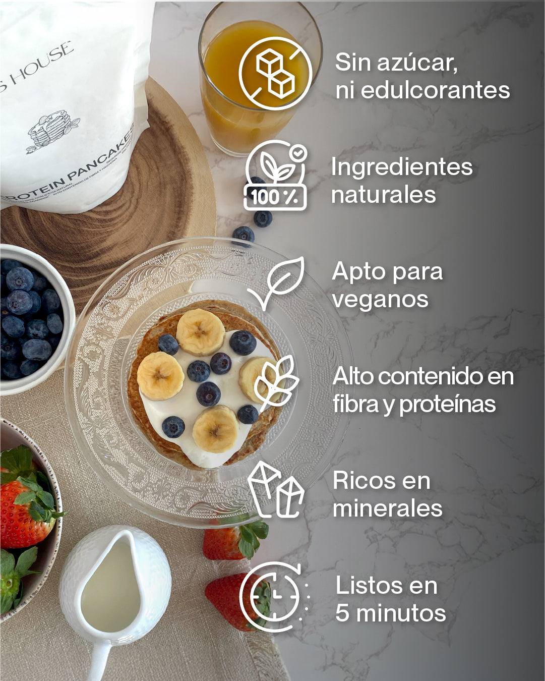 Pancakes proteícos