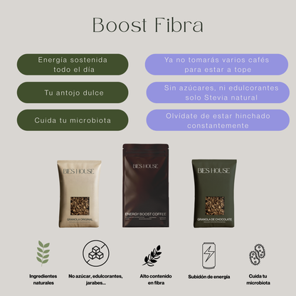 BOOST DE FIBRA (2 Granolas + Café)