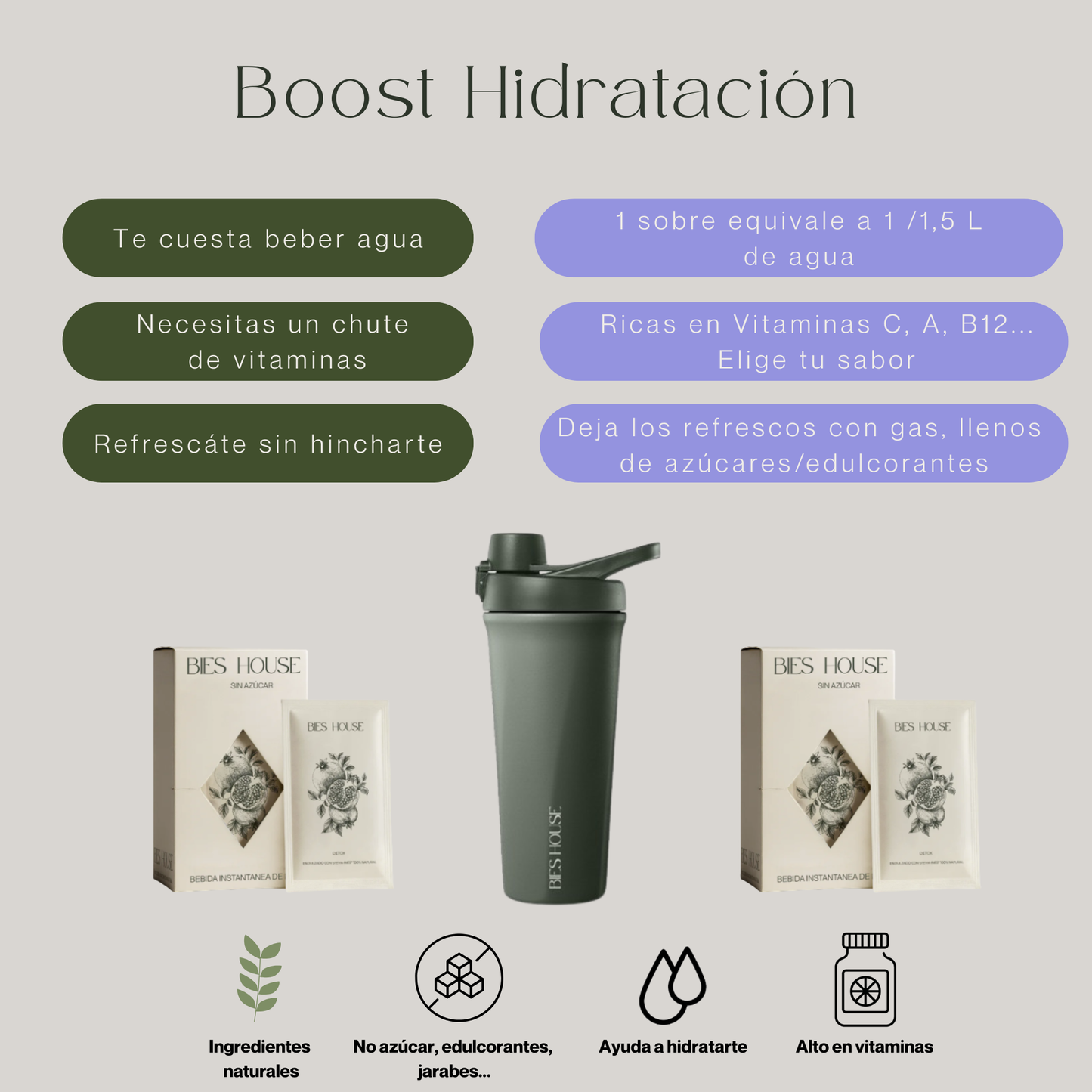 BOOST HIDRATACIÓN (2 Bebidas + Shaker)
