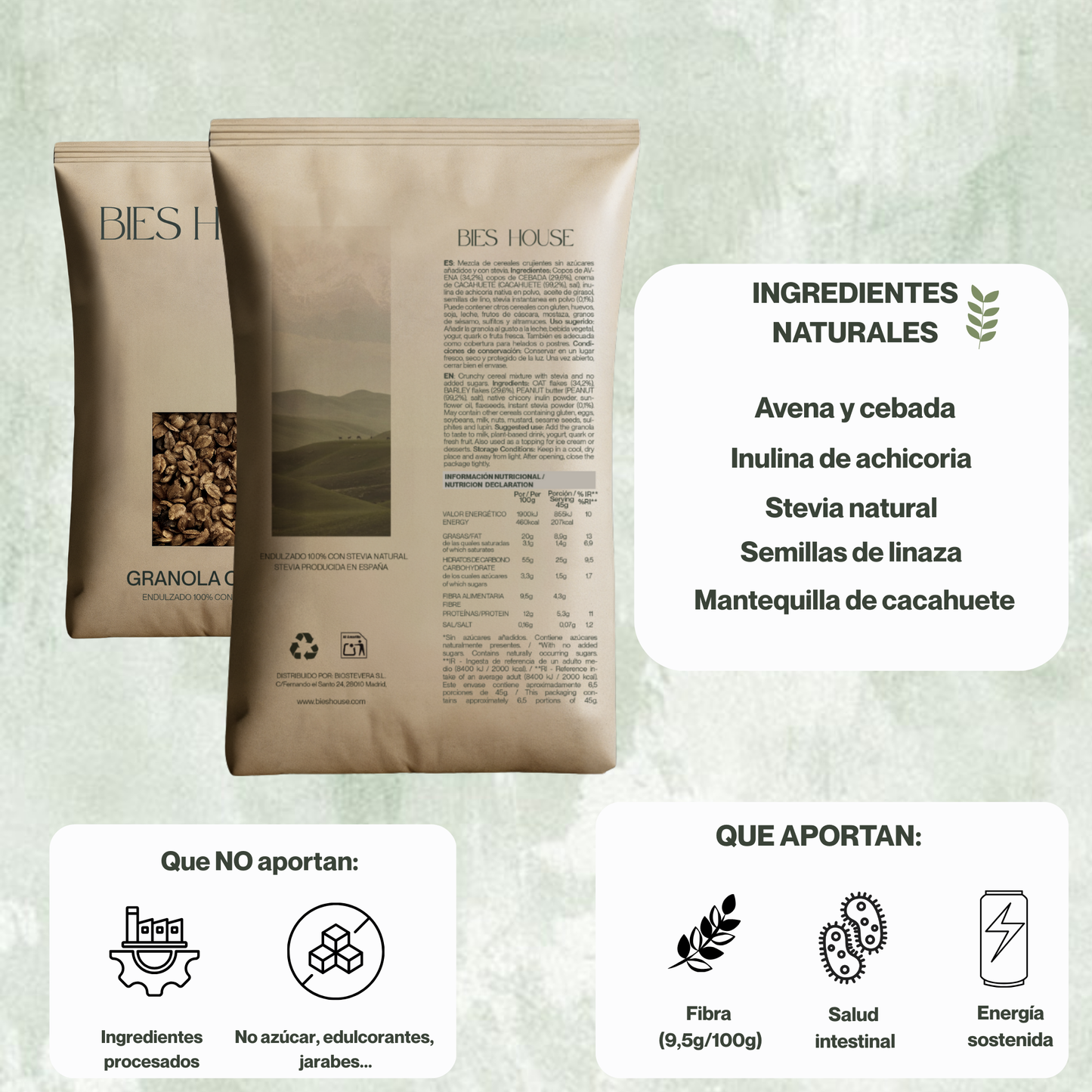 2xGranola Original BIES HOUSE