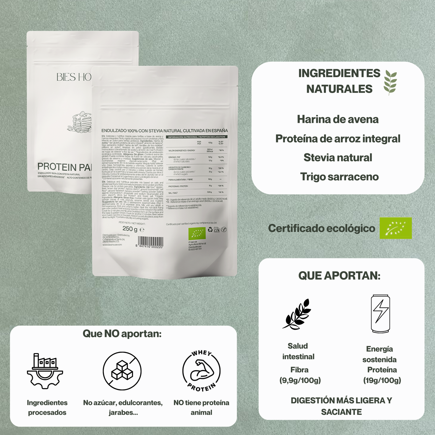 Pancakes de Proteína Bies House – Sabor Original