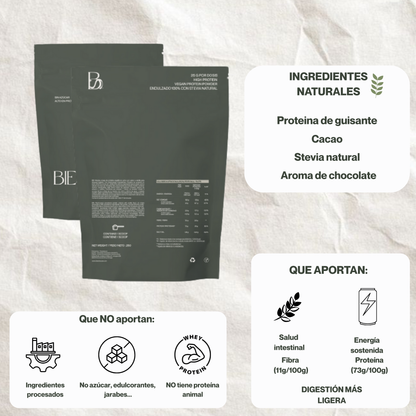 2xBatido de Proteína BIES HOUSE sabor Chocolate