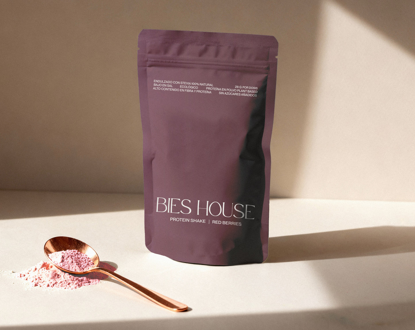 Nuevo- Batido de proteína BIES HOUSE - Sabor Frutos Rojos